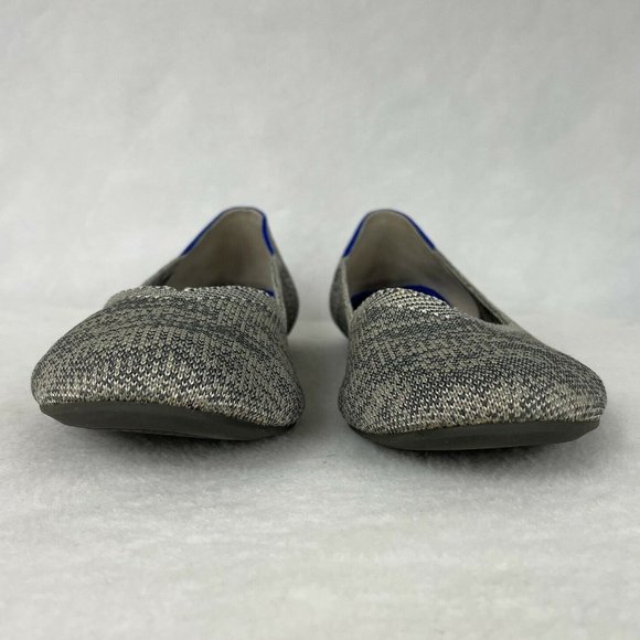 Rothys Birdseye Retired Heather Gray Flats 10.5 - Picture 4 of 12